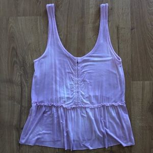American Eagle peplum tank top